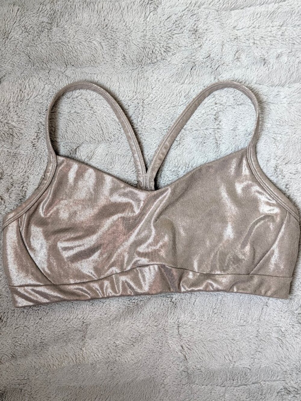 Athleta Metallic Sports Bra